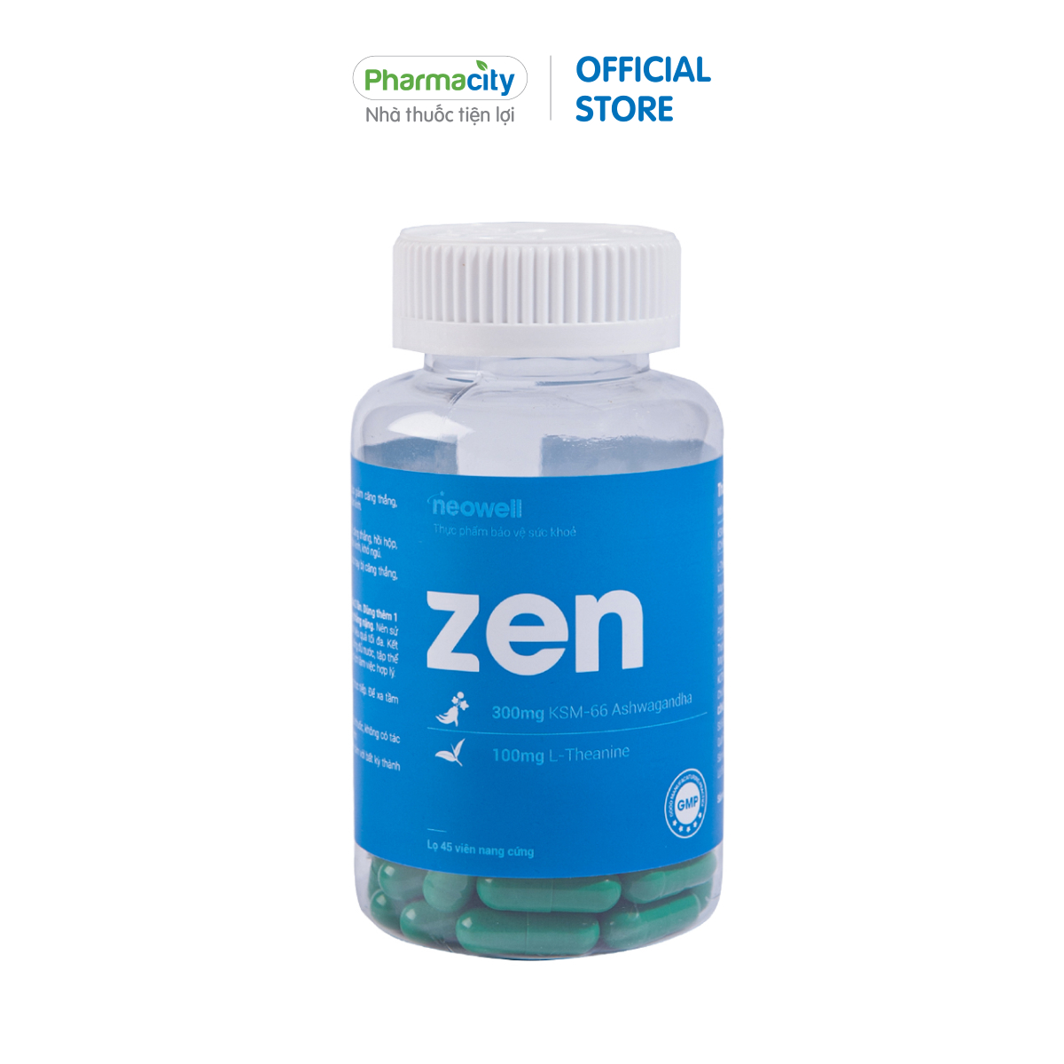 Viên uống giảm căng thẳng, cải thiện giấc ngủ Sâm Ấn độ NeoWell Zen