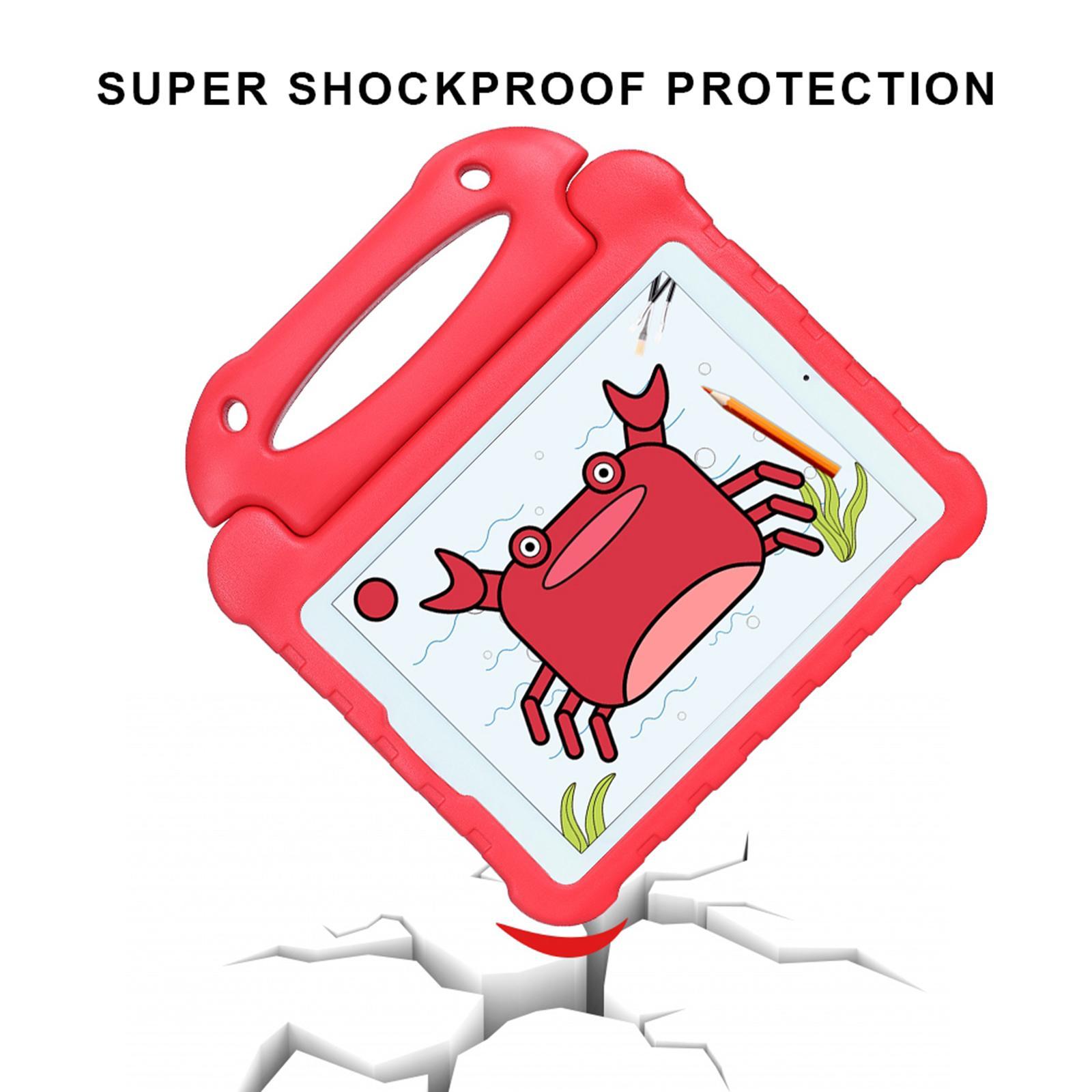 Lightweight Kids Shockproof EVA Foam Stand Protection Case Cover Red