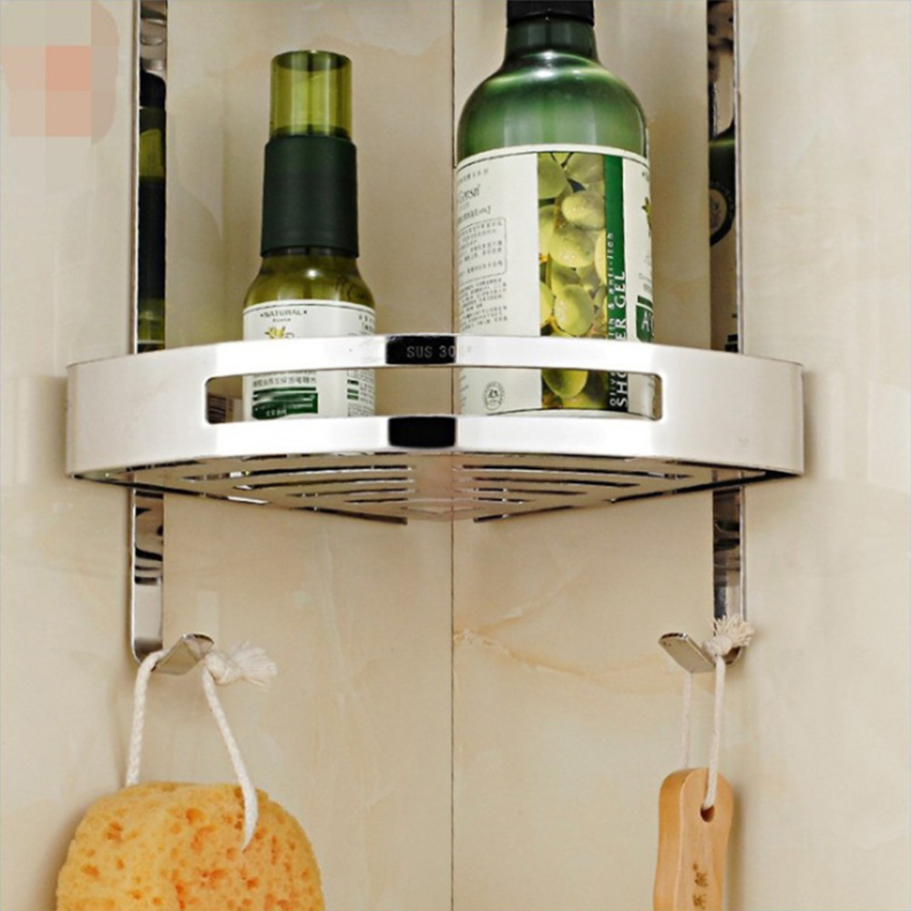 KỆ GÓC 2 TẦNG INOX KAMA PT04