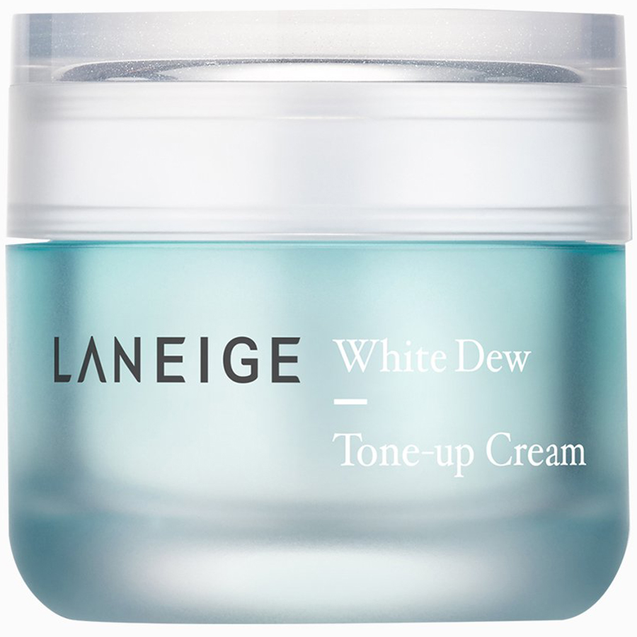 Bộ Kem dưỡng nâng tông da trắng hồng tự nhiên Laneige White Dew Tone Up Cream 50ml + tặng Bộ dưỡng trắng làm sáng da White Dew Trial Kit