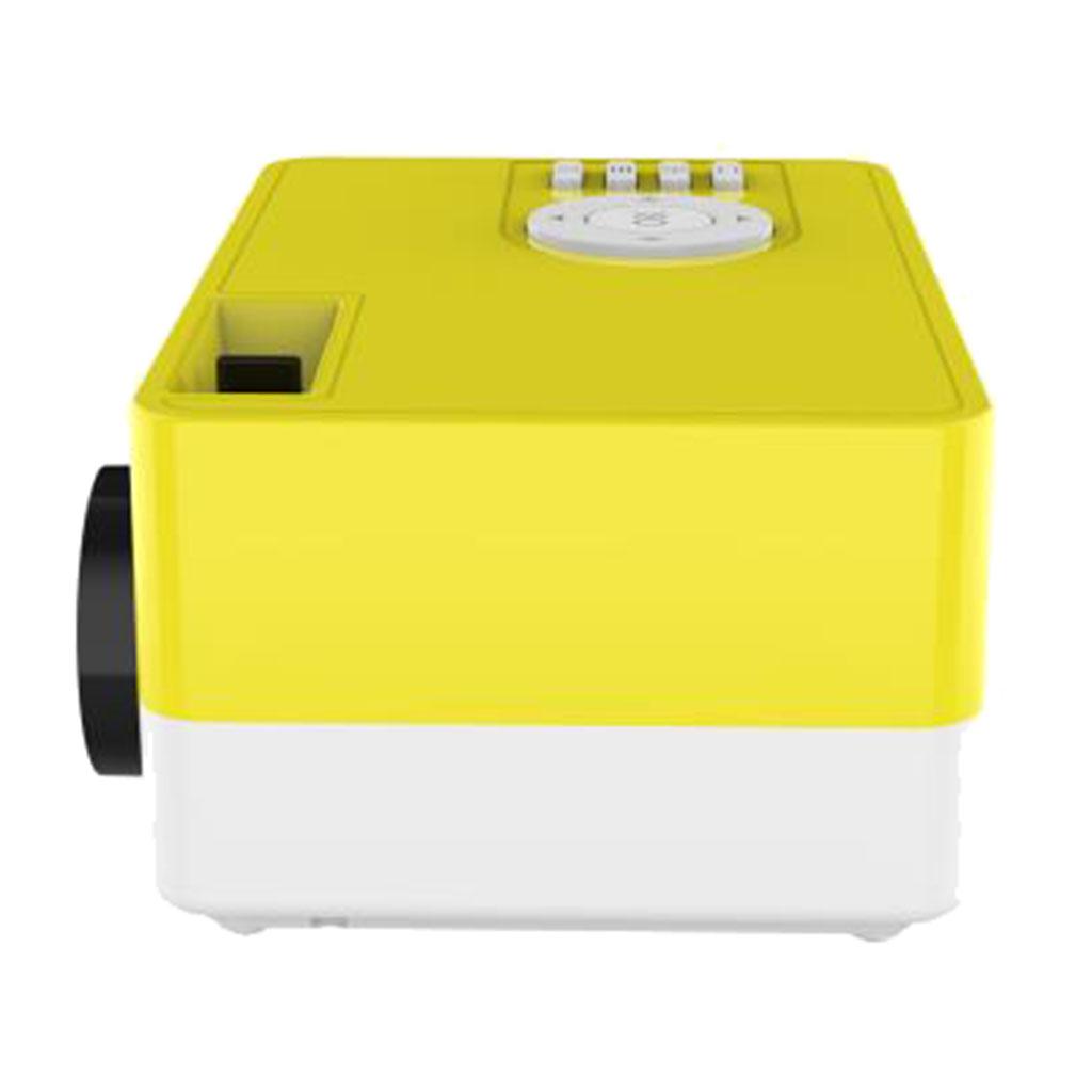 Mini Projector LED HD 1080P Home Movie Theater 20-60" Image US Plug