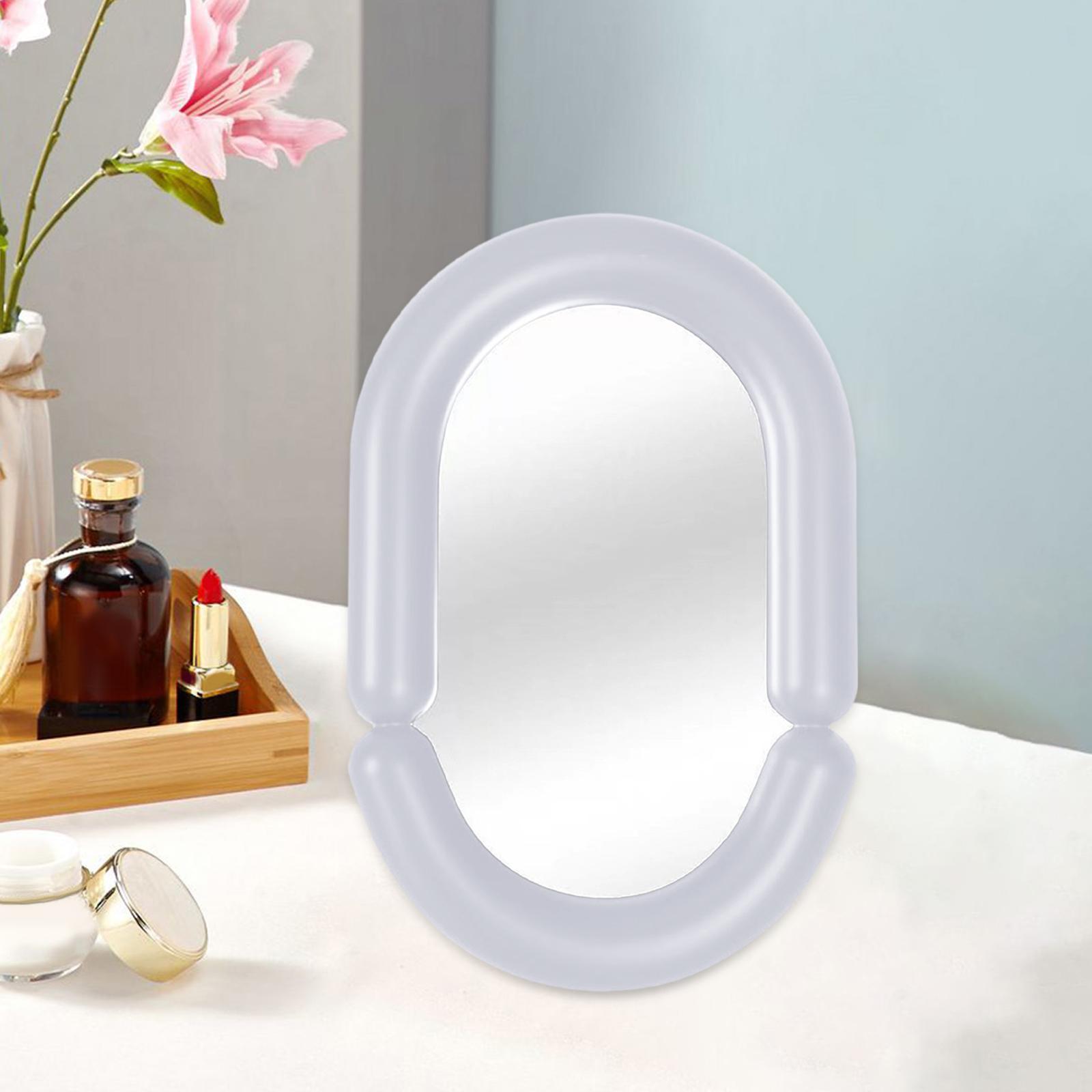 Irregular Makeup Mirror Stylish Decorative Desk Mirror for Table Desk Vanity