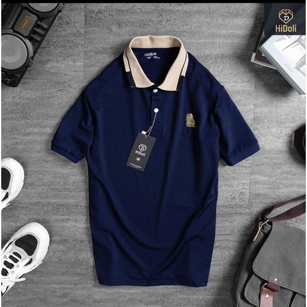 Áo thun nam polo thêu gấu basic cổ bẻ cao cấp vải POLY CÁ SẤU dày dặn thoáng mát trẻ trung năng động - SU 260