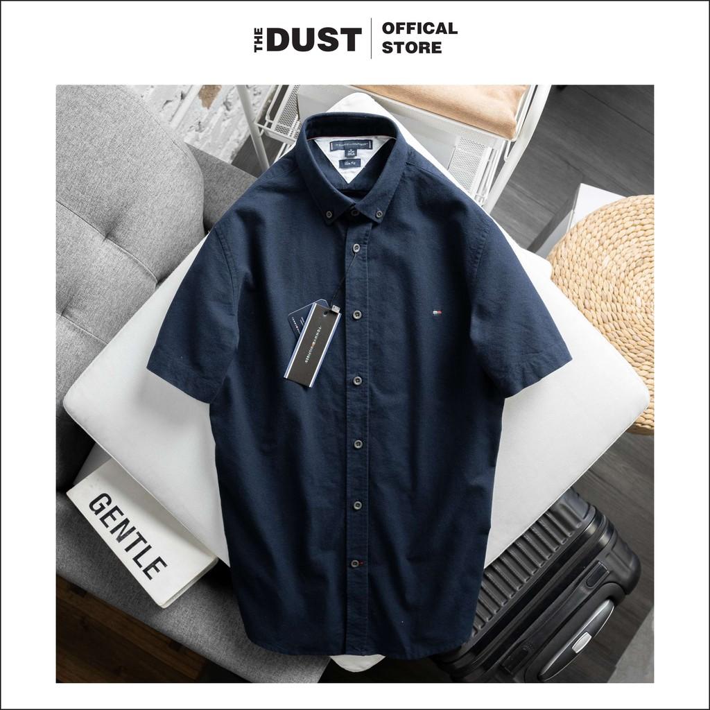 Áo sơ mi nam ngắn tay basic TMY công sở - form Slim fit - Chất vải oxford cao cấp thấm hút mồ hôi - THE DUST