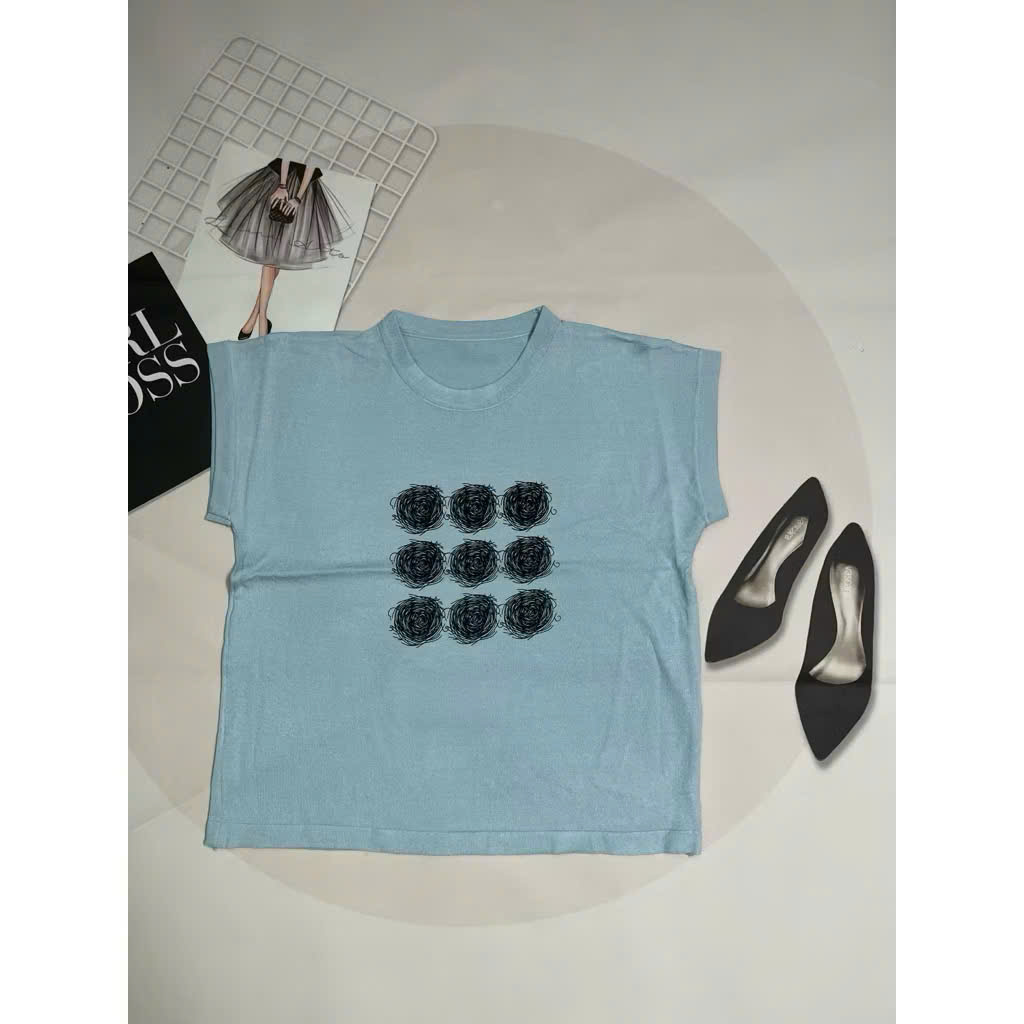 Áo len mongtoghi,áo len dệt kim nữ hàng thanh lý họa tiết dễ thương size 58-63,65kg