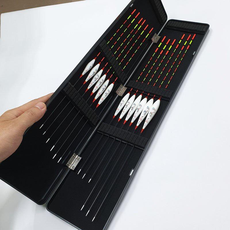 Hộp phao câu đài Nano 12 quả Blue eyes đầy đủ thông số, nhạy cá tín hiệu chuẩn PK16