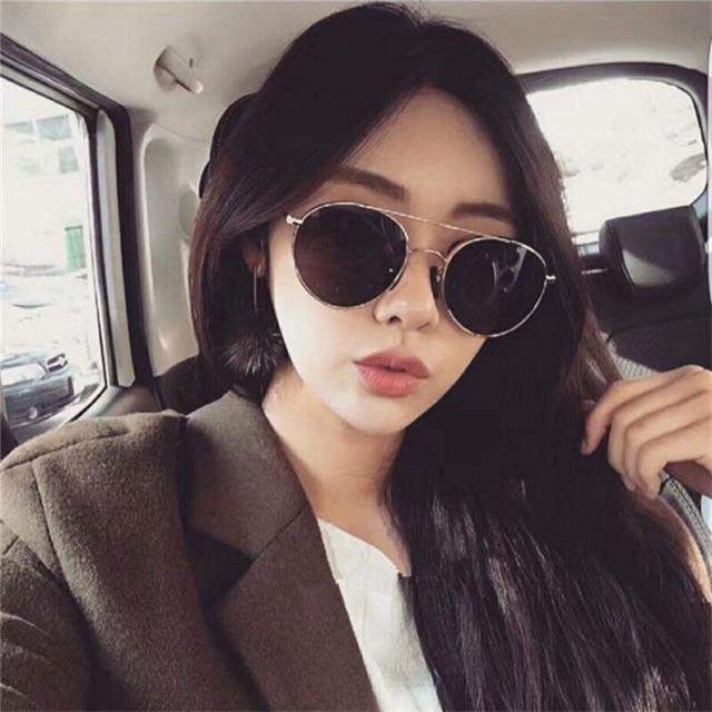 KÍNH RÂM RETRO SANG CHẢNH HOTTREND CÓ THANH NGANG VIỀN CỰC XỊN