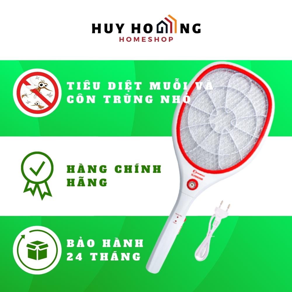 Vợt muỗi sạc tích điện Sunmax GMB9002WR - Hàng chính hãng