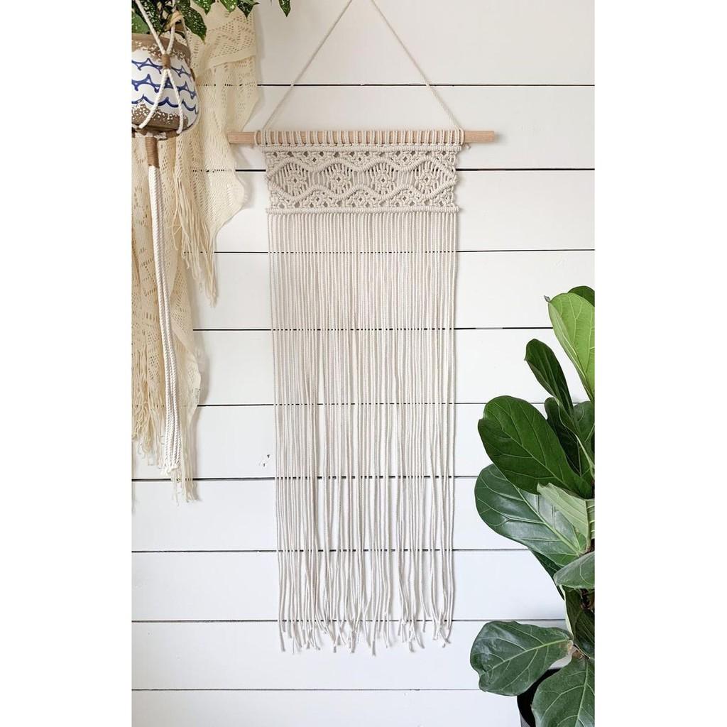 Rèm treo ảnh tết macrame siêu dễ thương