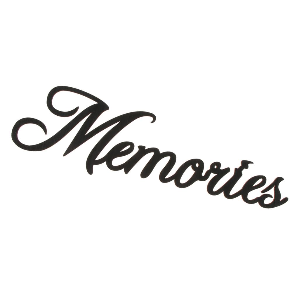 Memories Wooden Sign Home Wedding Wall Art Home Decoration Black