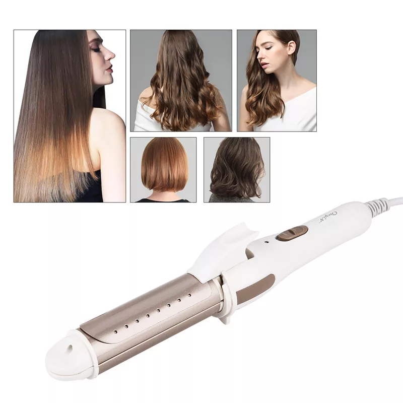 Máy Làm Xoắn Tóc, Uốn tóc - Lược điện uốn tóc đa năng - Curly Hair and Straight Hair (Màu ngẫu Nhiên)