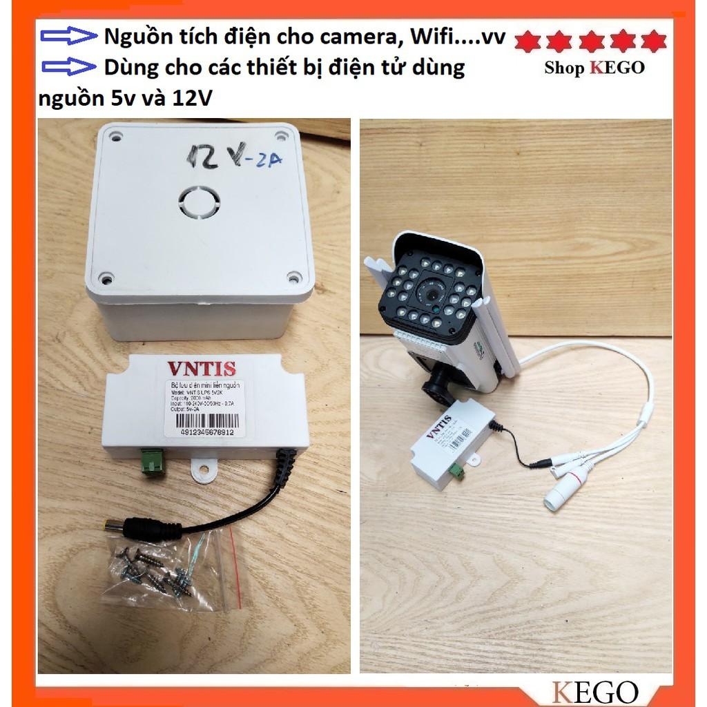 Nguồn tích điện Wifi, camera kiêm bộ lưu điện UPS