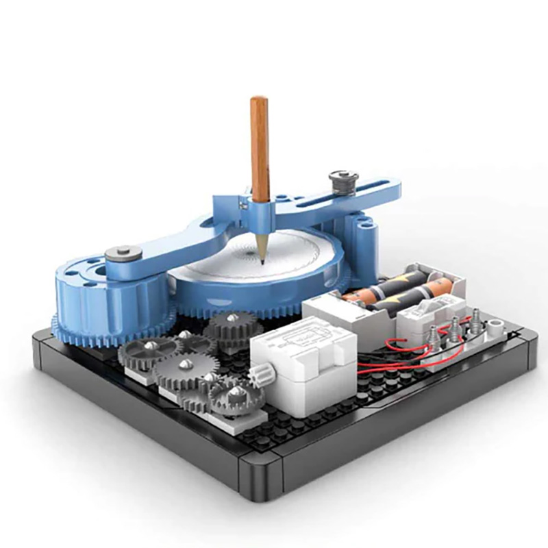 BỘ LẮP RÁP MẠCH ĐIỆN CHUYỂN ĐỘNG - MÁY VẼ 48 HÌNH SPIROGRAPH (CIRCUITS &amp; MACHINERY VARIETY PAINTING INSTRUMENT) - ĐỒ CHƠI TRÍ TUỆ