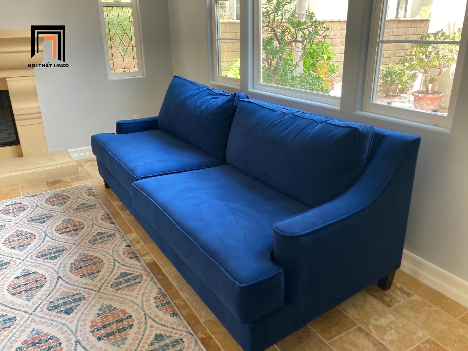 Ghế sofa băng phòng khách BT19 Soto phong cách cổ điển châu Âu