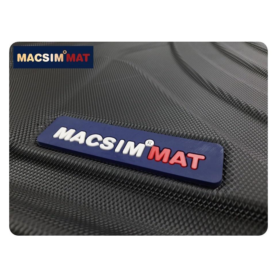 Thảm lót sàn xe ô tô Mitsubishi Pajero Sport 2013 - 2018 Nhãn hiệu Macsim chất liệu nhựa TPV cao cấp màu đen