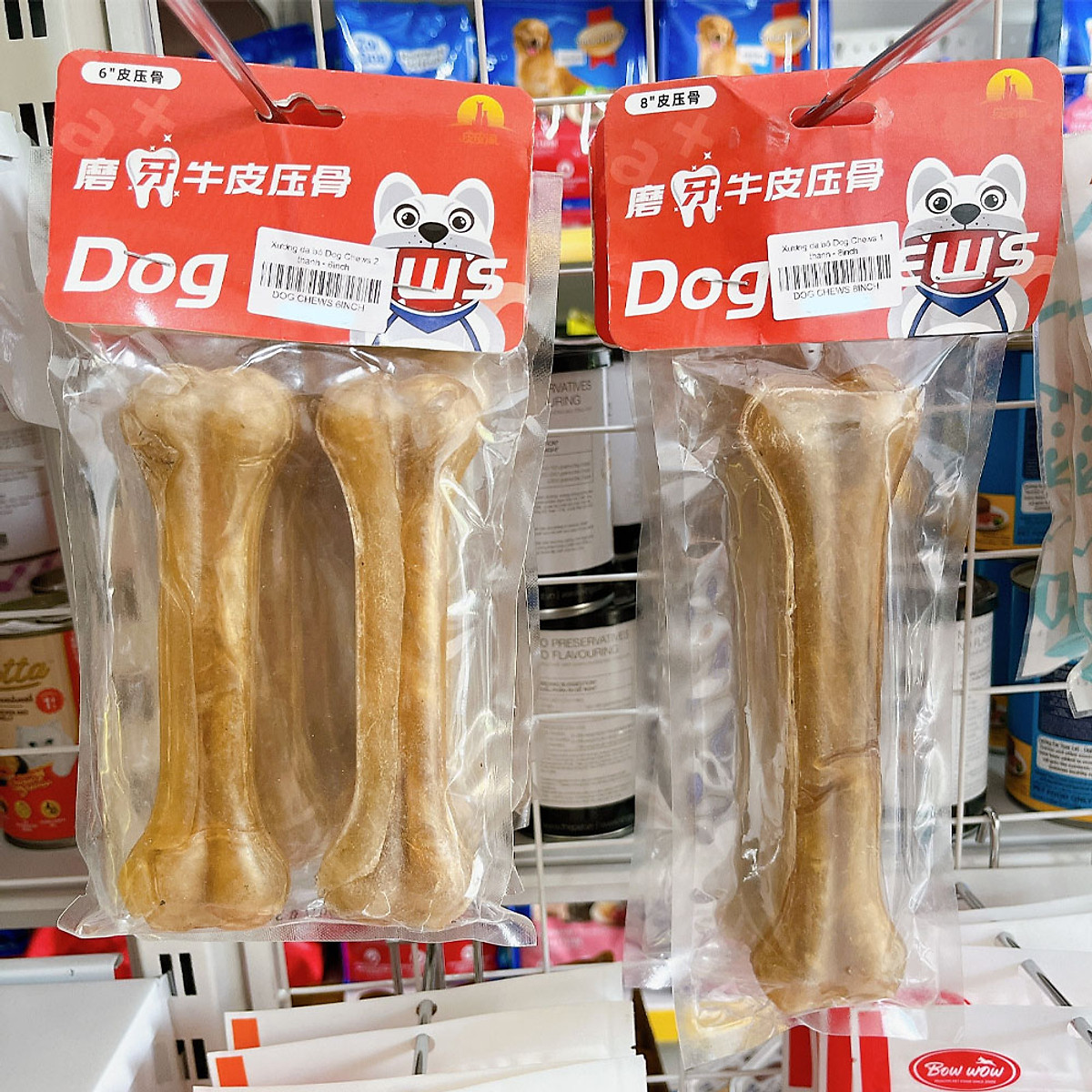 Xương Canxi Da Bò Cho Chó Gặm Làm Sạch Răng Giúp Răng Chắc Khỏe Dog Chews