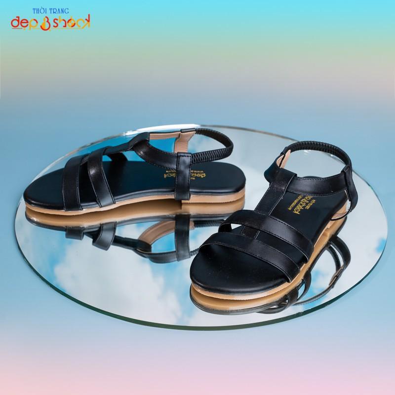 sandal quai ngang hậu thun đế bệt big size Ms 355