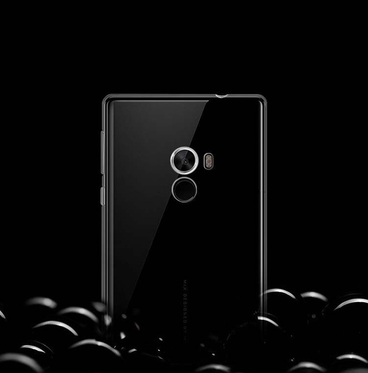 Ốp lưng dẻo silicone trong suốt dành cho Xiaomi Mi Mix