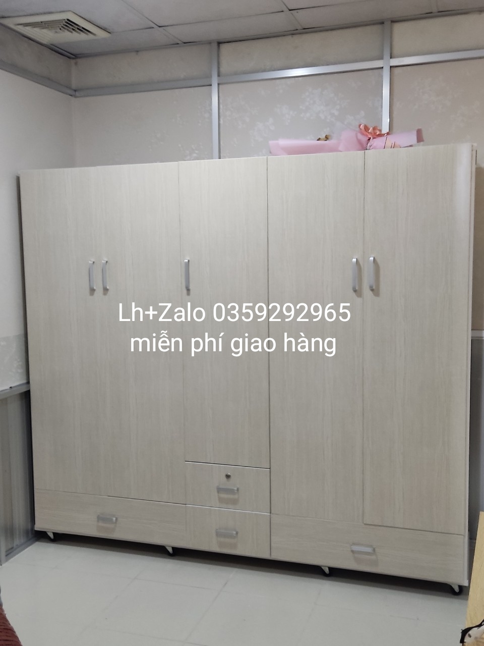 Tủ nhựa đài Loan 5 cánh