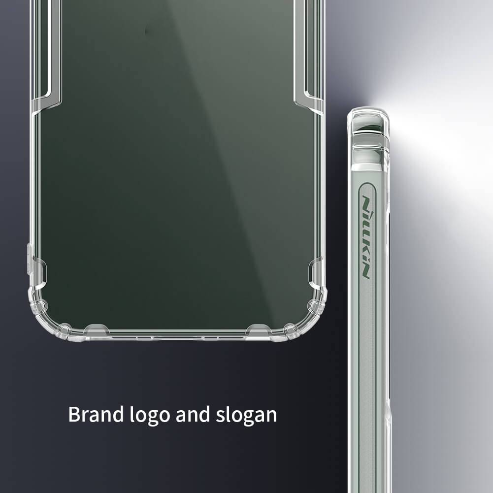 Ốp lưng silicon dẻo trong suốt cho iPhone 13 Pro hiệu Nillkin mỏng 0.6mm - hàng chính hãng