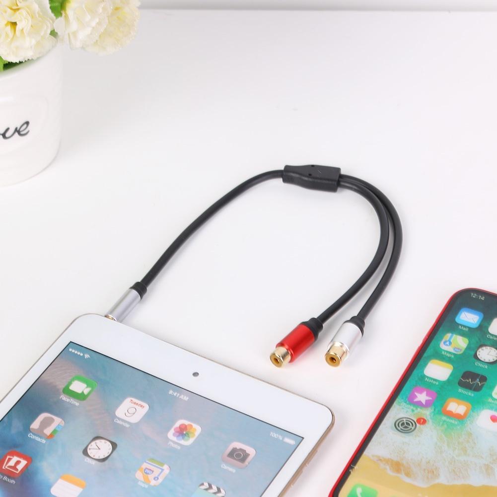 Cáp ChuyểN ĐổI Âm Thanh 3.5mm Sang 2RCA HìNh Chữ Y Cho MáY TíNh BảNg / PC