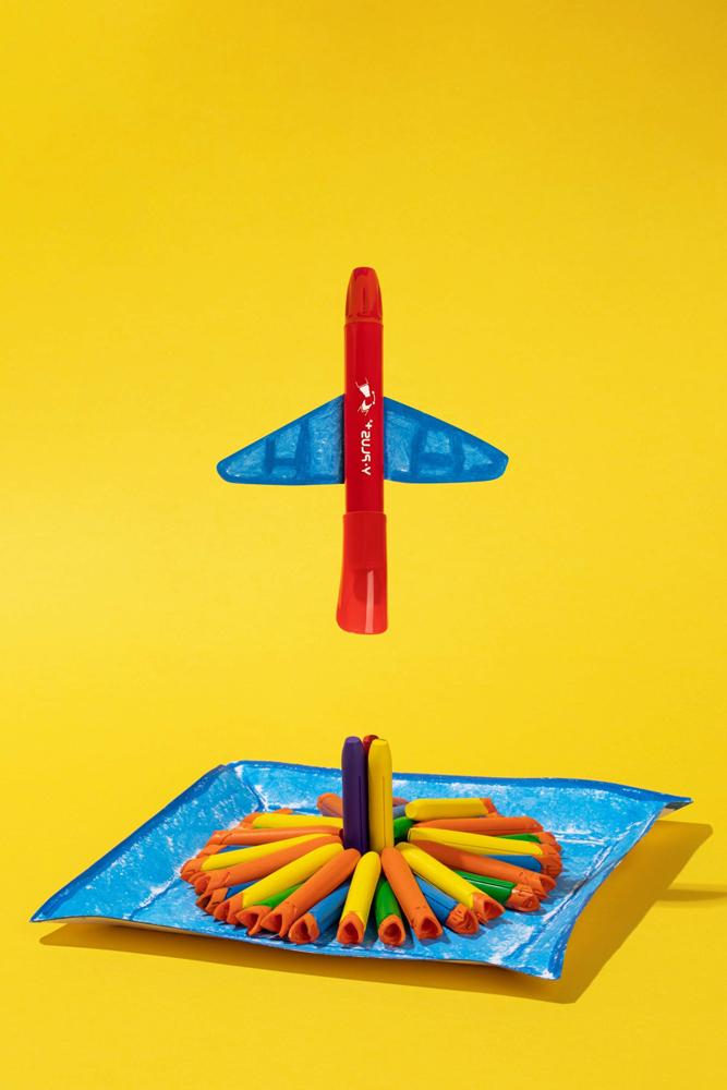 Hộp 12 Màu Sáp Gel Meteor Kèm 12 Ruột - Y Plus+ GC210300