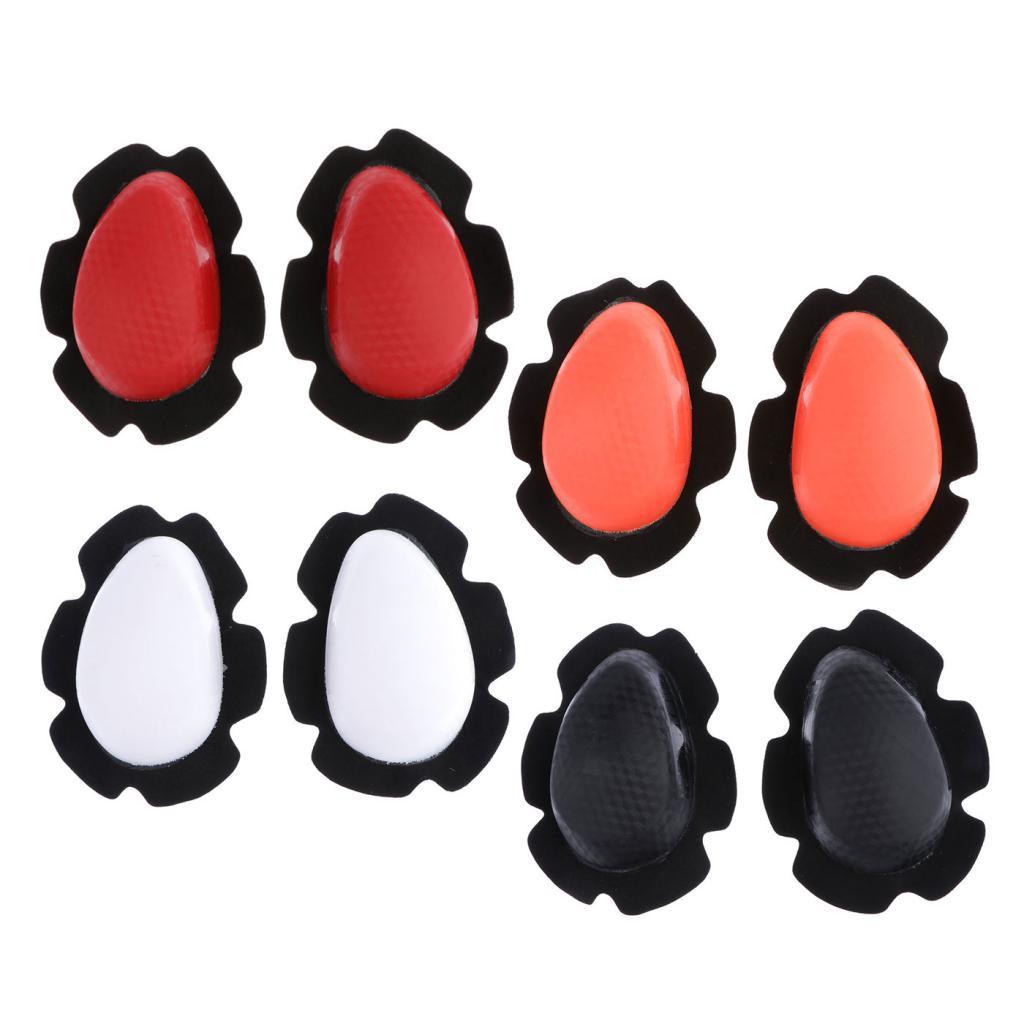 Motorcycle Protective Gears kneepads Knee Pads Slider Protector Cover Red