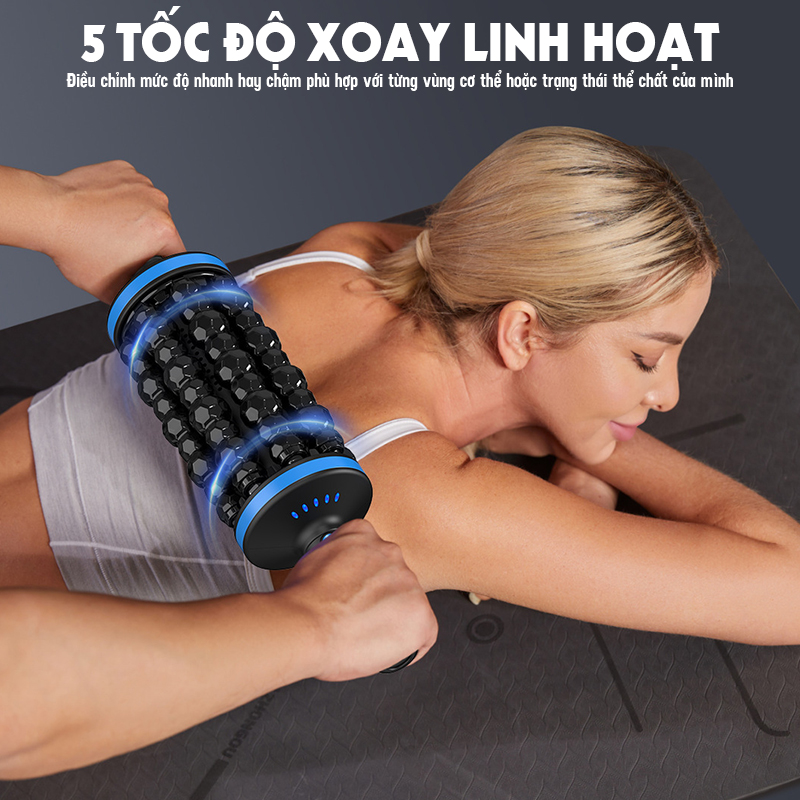 Con lăn massage bàn chân giúp lưu thông máu và giãn cơ toàn thân Puli PL-699DC