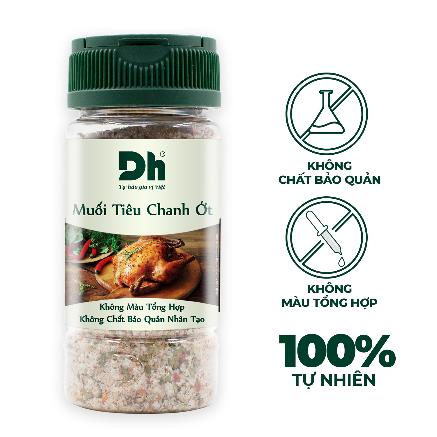 Muối Tiêu Chanh Ớt 50gr Dh Foods