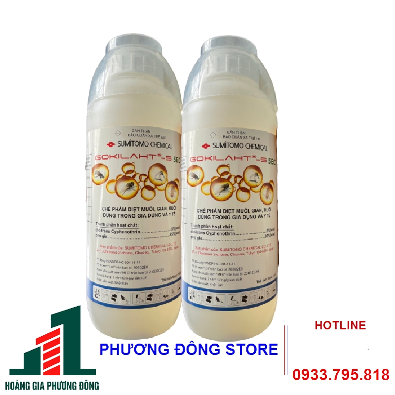 Thuốc diệt muỗi và côn trùng GOKILAHT S 5EC