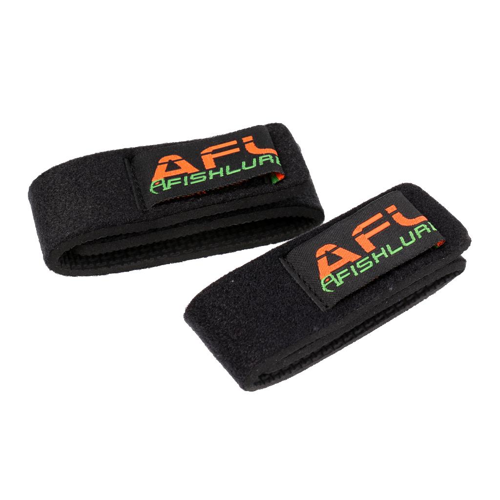 2 Pieces Fishing Rods Belt Ties Rod Strap Stretchy Trout Finishing Rods Carbon Telescopic Bait Casting Spinning Rods Holder Wrap Bag Accessories