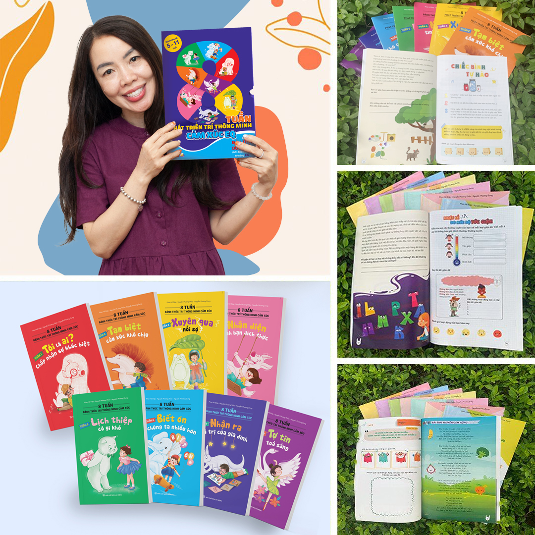 Bộ sách 8 tuần đánh thức trí thông minh cảm xúc
