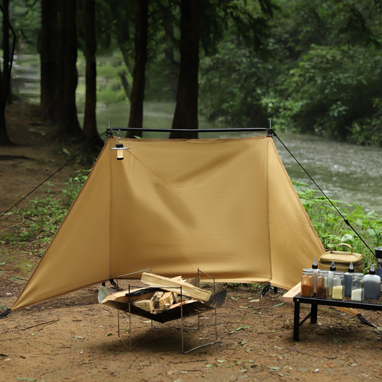 Outdoor Camping Windshield Windscreen for Garden BBQ Hiking