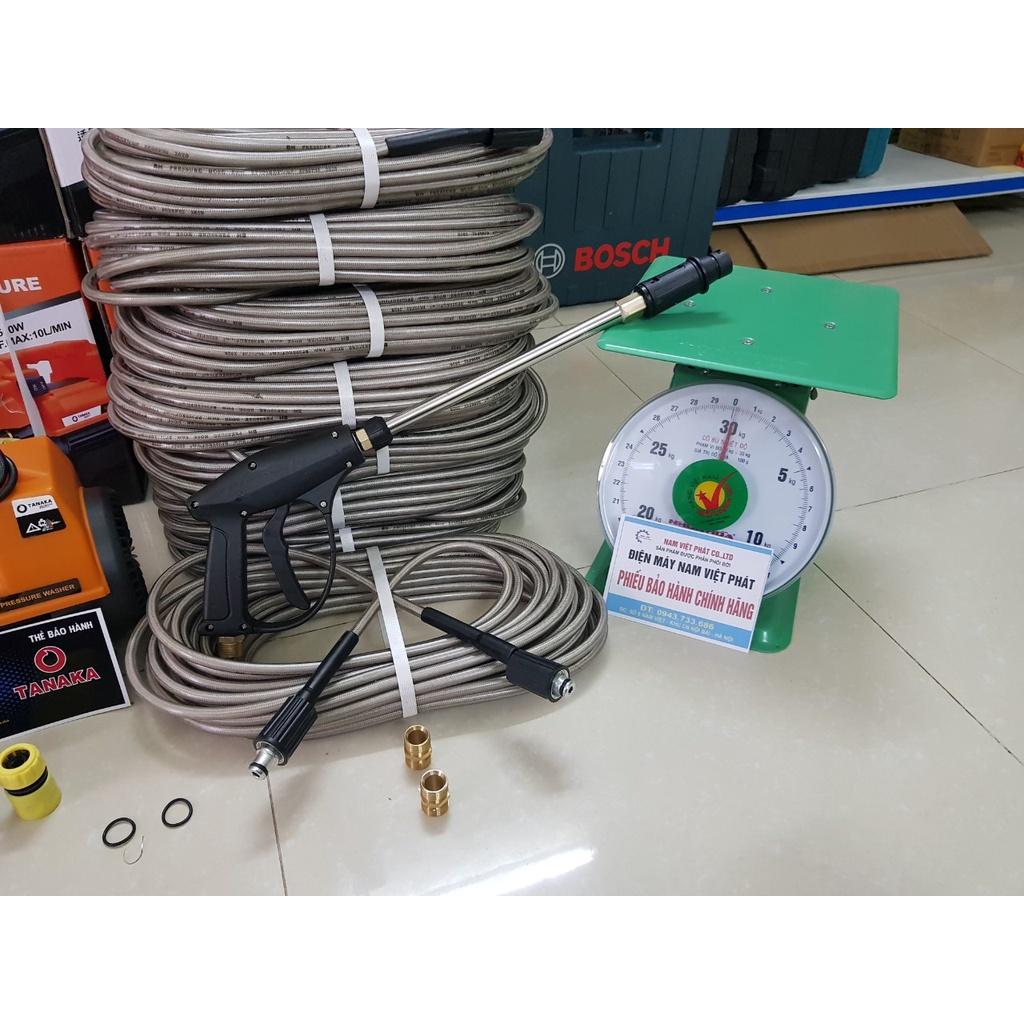 Bộ 15M DÂY MÁY RỬA XE và súng xịt
