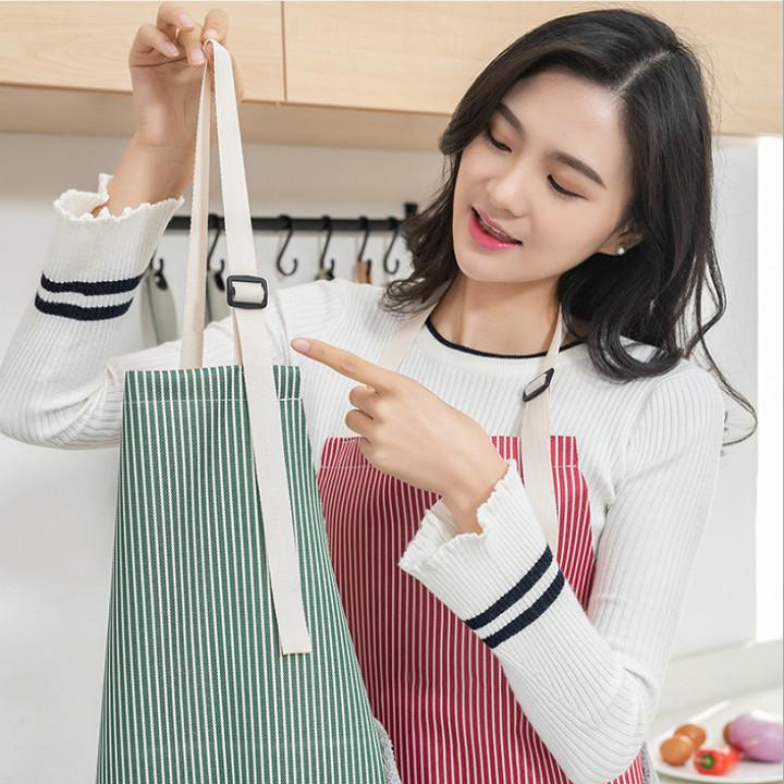 Tạp Dề Chống Thấm Nước, Dầu Mỡ Phong Cách Hàn Quốc Dễ Thương - Free Ship Toàn Quốc