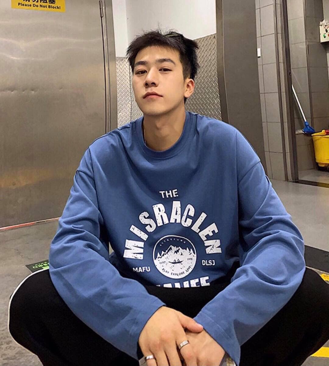 Áo thun tay dài form rộng unisex - áo sweater Naliee