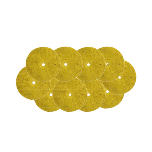 Bộ 10 Bánh xơ dừa/Nỉ xơ dừa Vinasum màu vàng 6''