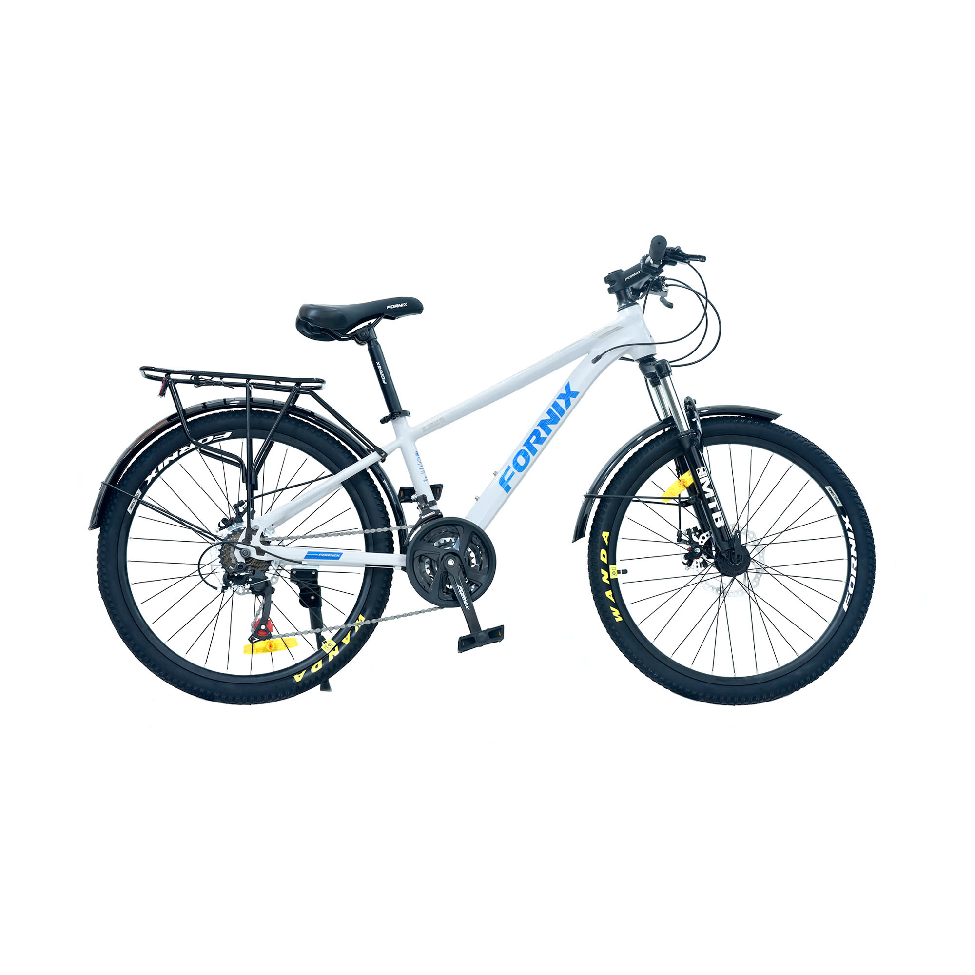 Xe Đạp Địa Hình MTB KM24 - FORNIX - Vòng Bánh 24&quot;- Khung Thép Không Mối Hàn- Bảo Hành 12 Tháng