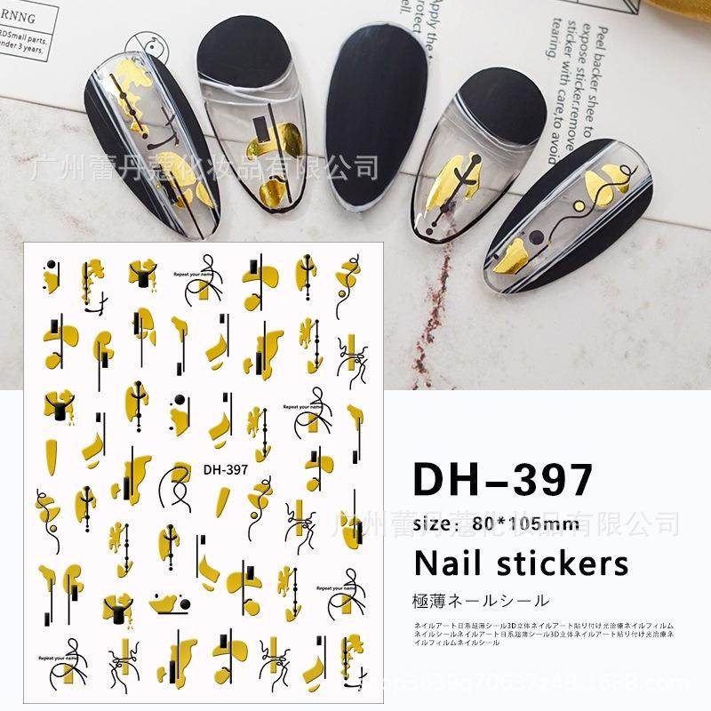 Sticker 3D Họa Tiết Galaxy | Hình Dán Móng Tay