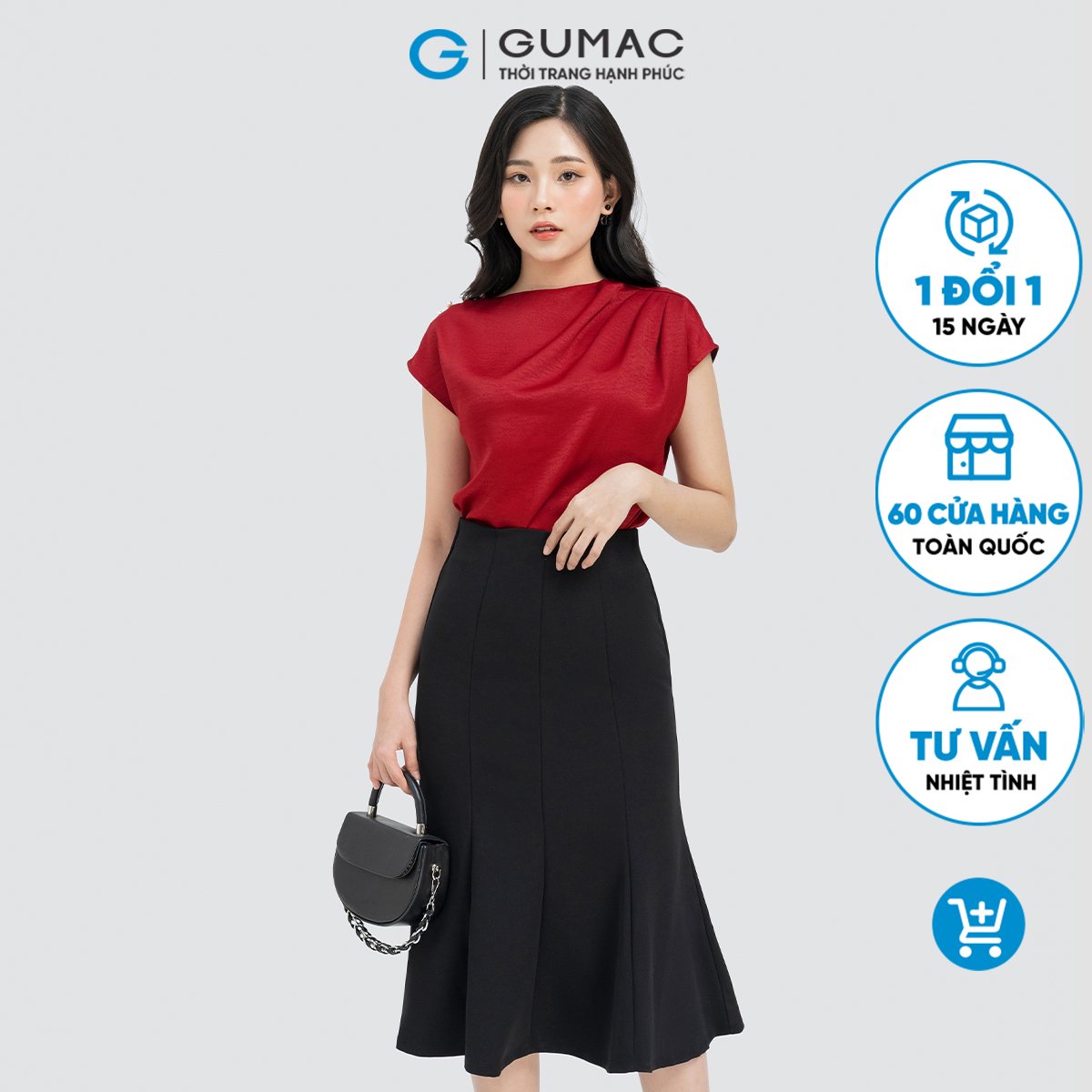 Chân váy đuôi cá Gumac VD04063