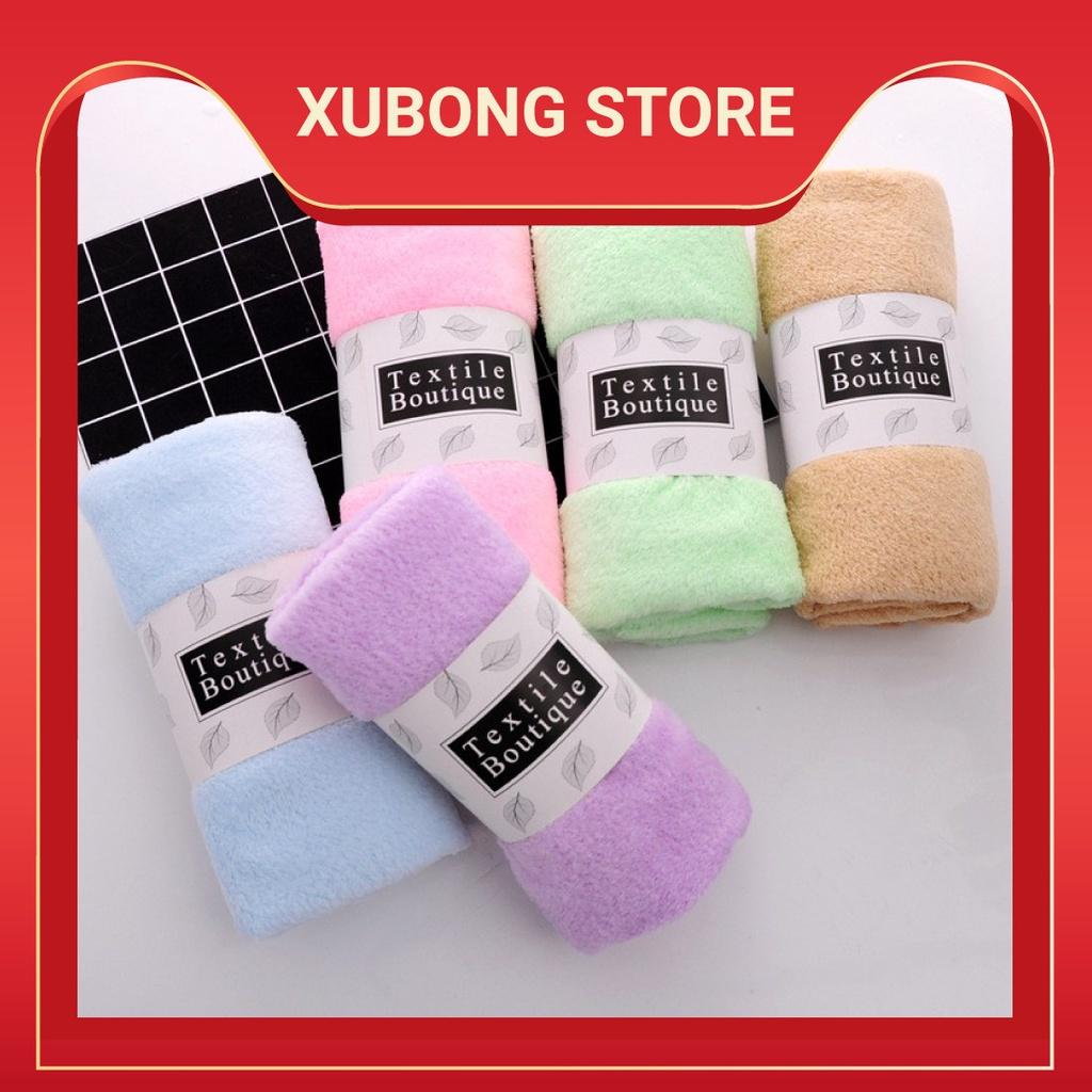 Khăn Mặt, KHĂN TẮM Lông Cừu Hàn Quốc 35x75cm - Khăn Lau Đầu Chất Bông Mềm Mịn, Siêu Thấm Hút