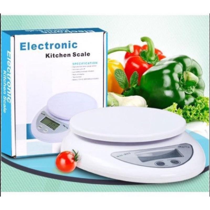 cân nhà bếp 5kg cân tiêu ly  electronic kitchen scale chia thực phẩm tiện dụng
