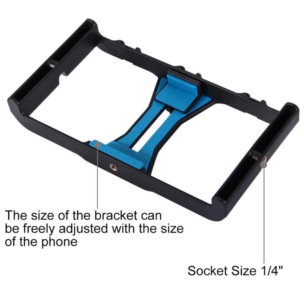 Camera Cage Stabilizer Mobile Phone Video Rig Fill Light Holder Bracket