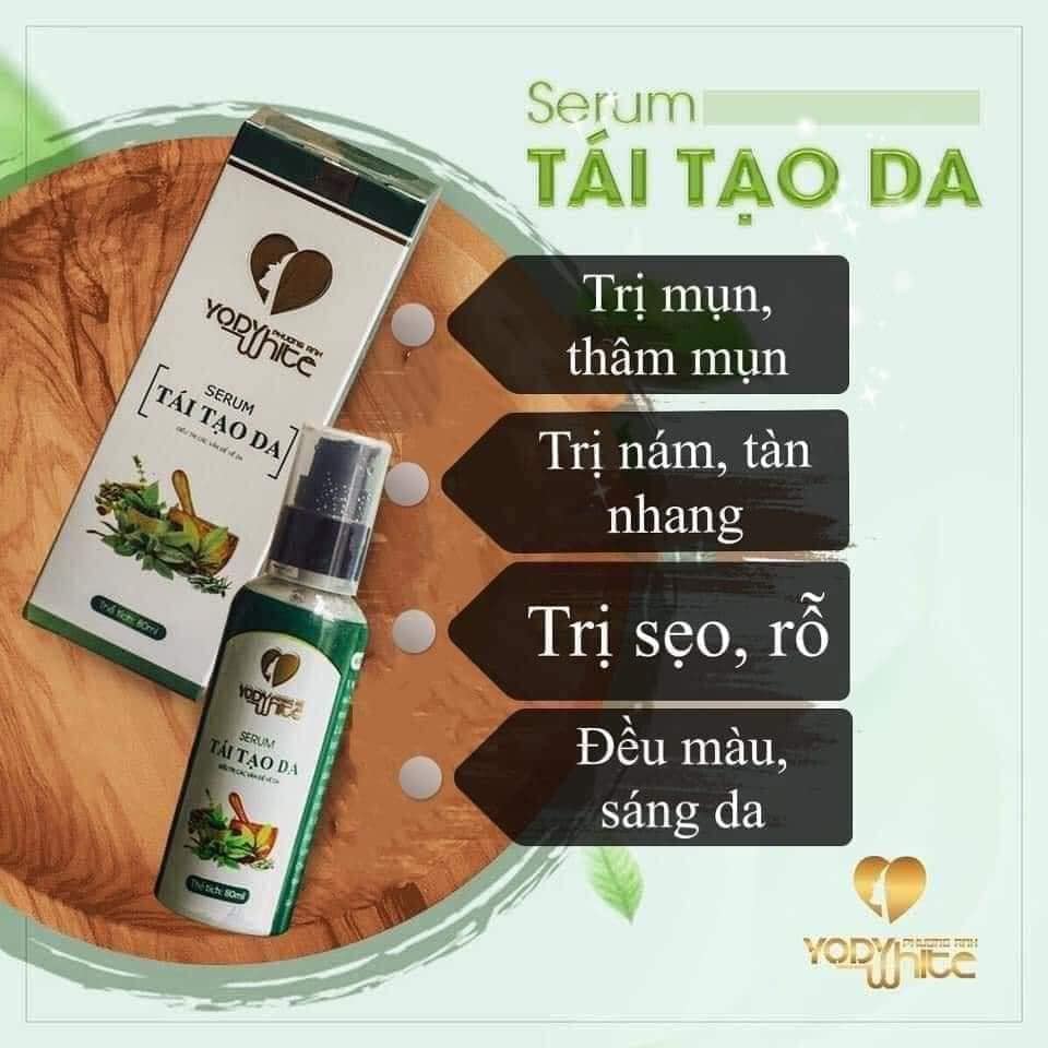 Serum tái tạo da  thảo dược Yody White Phương Anh trị MỤN, NÁM, TÀN NHANG