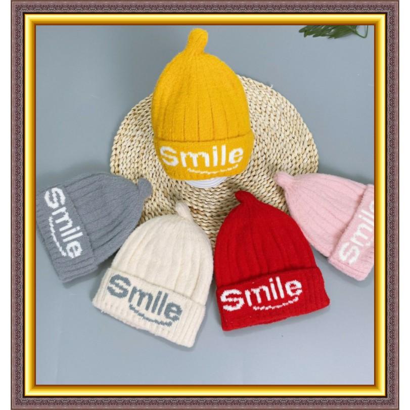 Mũ len trẻ em, nón len trẻ em cực mềm mịn giữ ấm tốt an toàn bảo vệ bé khi mùa đông đến gần 7m-6y