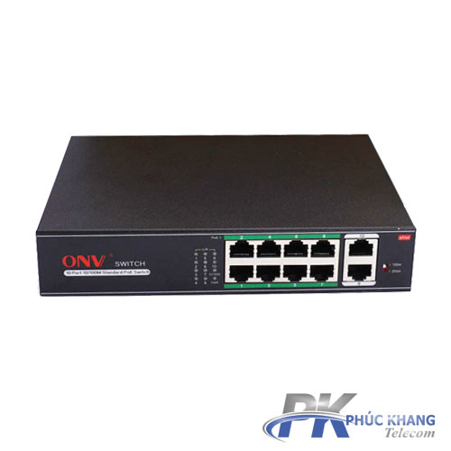 Switch Cấp nguồn PoE 8 Port