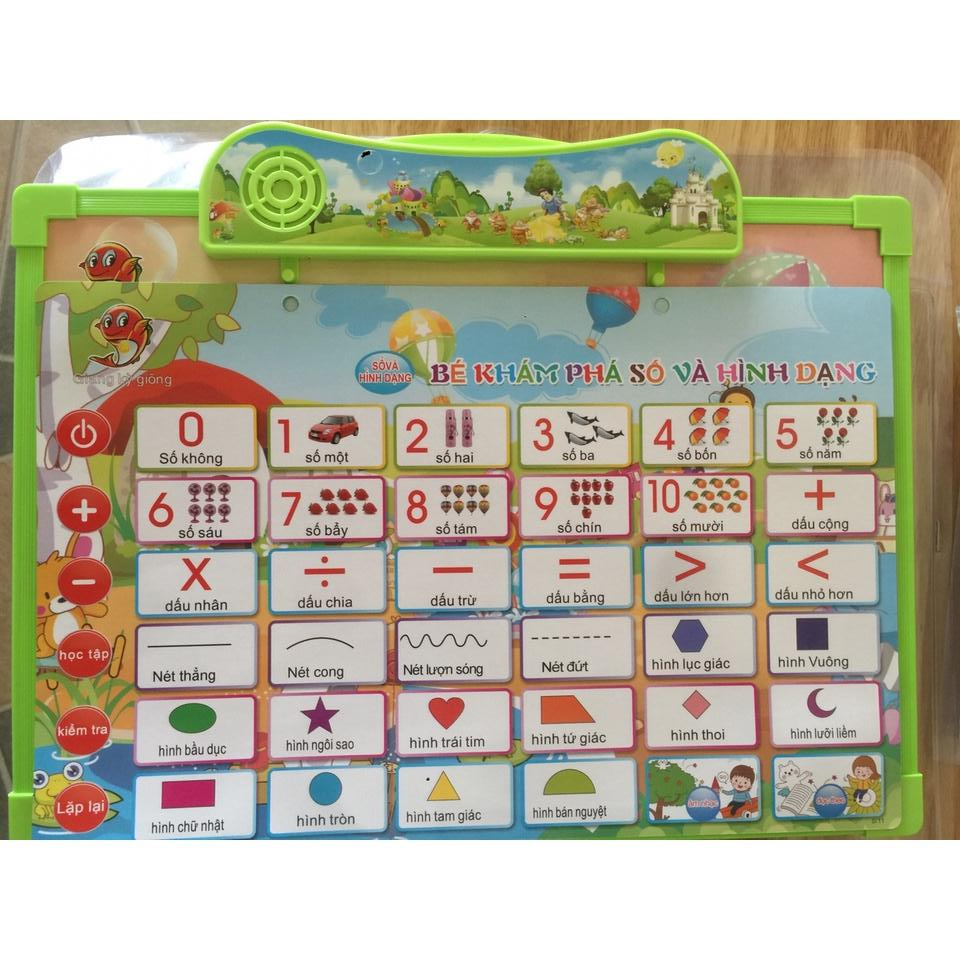 Bảng Điện Tử Thông Minh phát tiếng đa năng - 11 chức năng trong 1