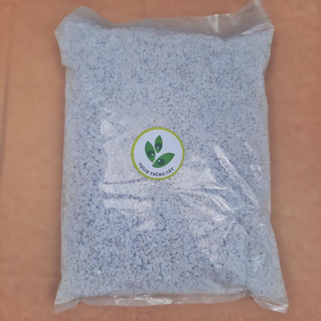 Đá Perlite (đá trân châu) giá thể trồng cây giúp thoát nước cực tốt (túi 200gr)