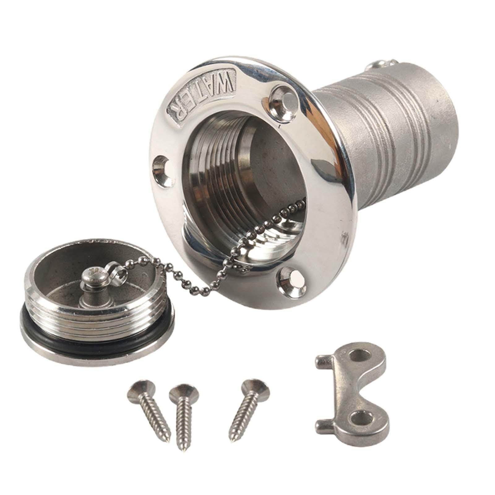 Deck Filler for Water Fuel Filler Yacht Boat Deck Fill Marine Hardware