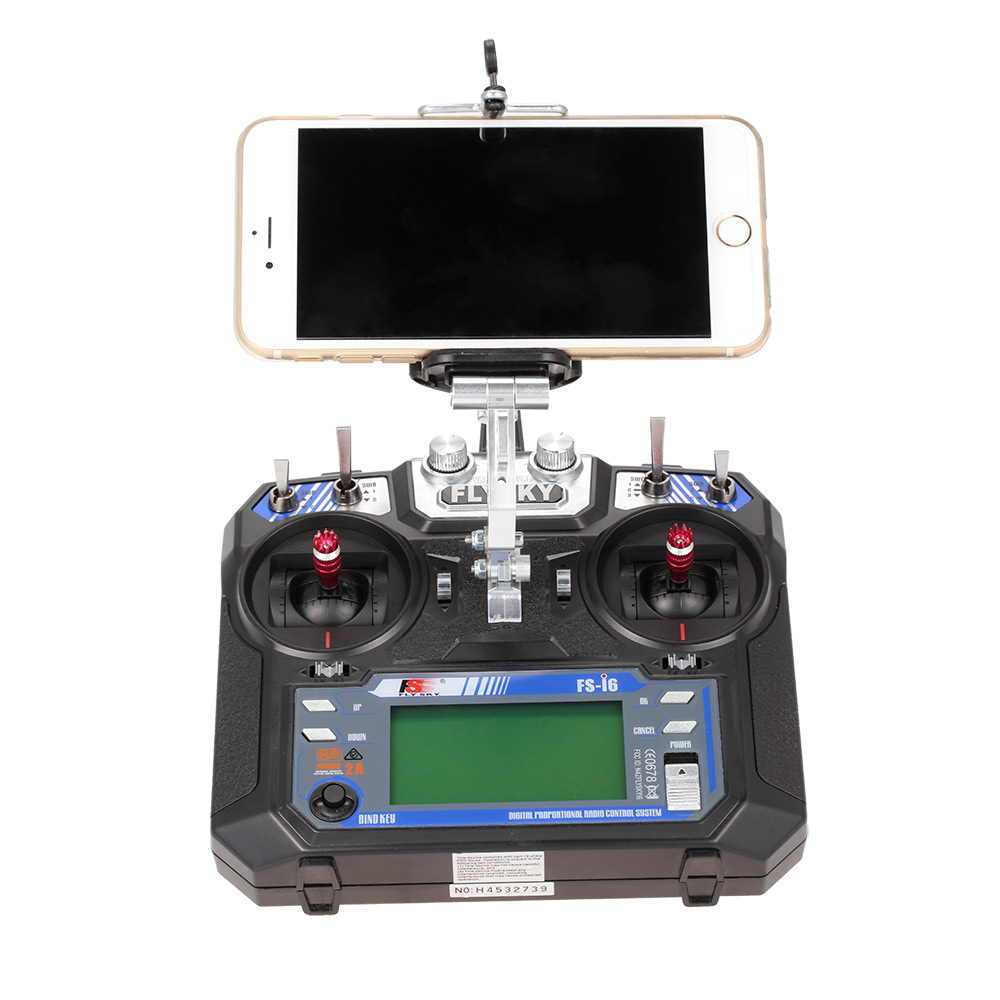 Bộ Kẹp Giữ Điện Thoại Có Điều Khiển Từ Xa Cho FlySky FS-i6 i6S